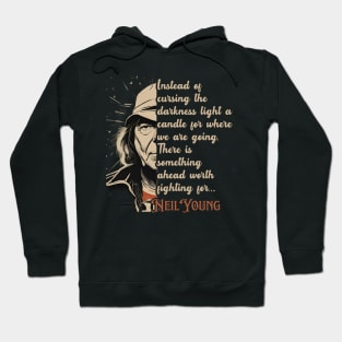 Neil Young Vintage Classic Quotes Hoodie